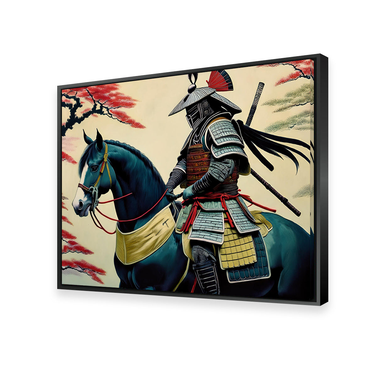 Samurai Art Horse Wall Art