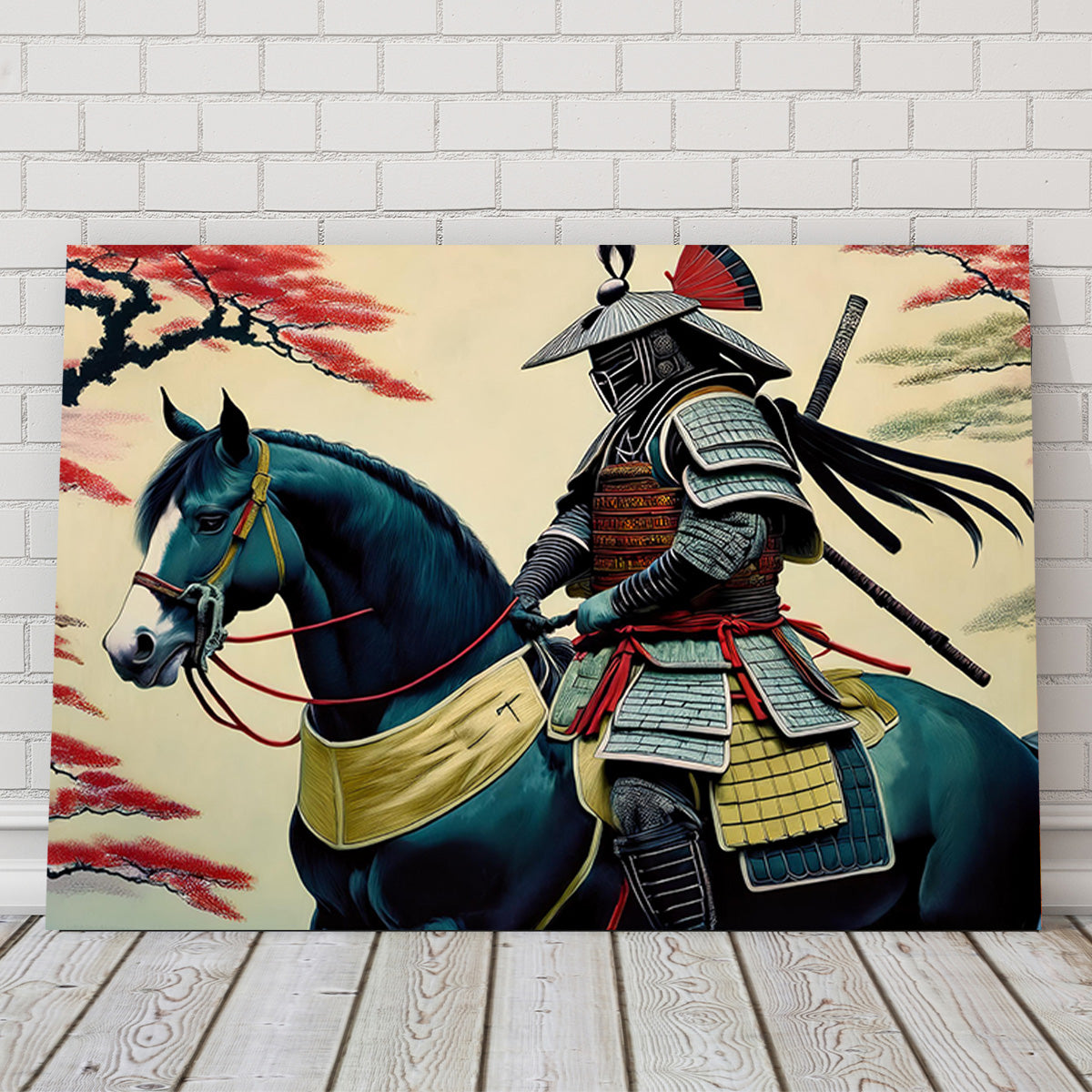 Samurai Art Horse Wall Art