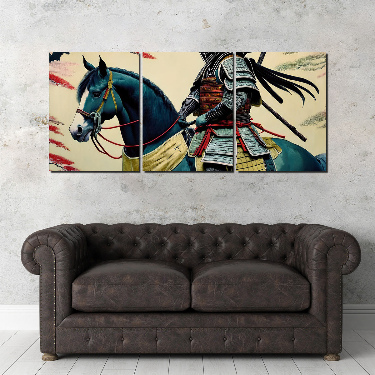 Samurai Art Horse Wall Art