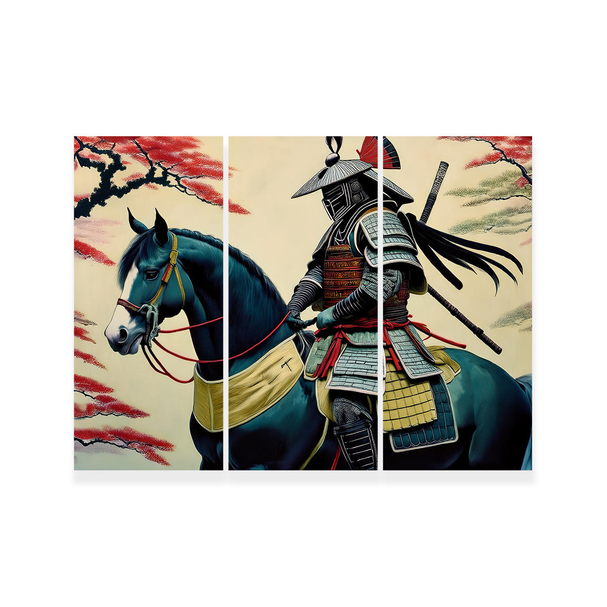 Samurai Art Horse Wall Art