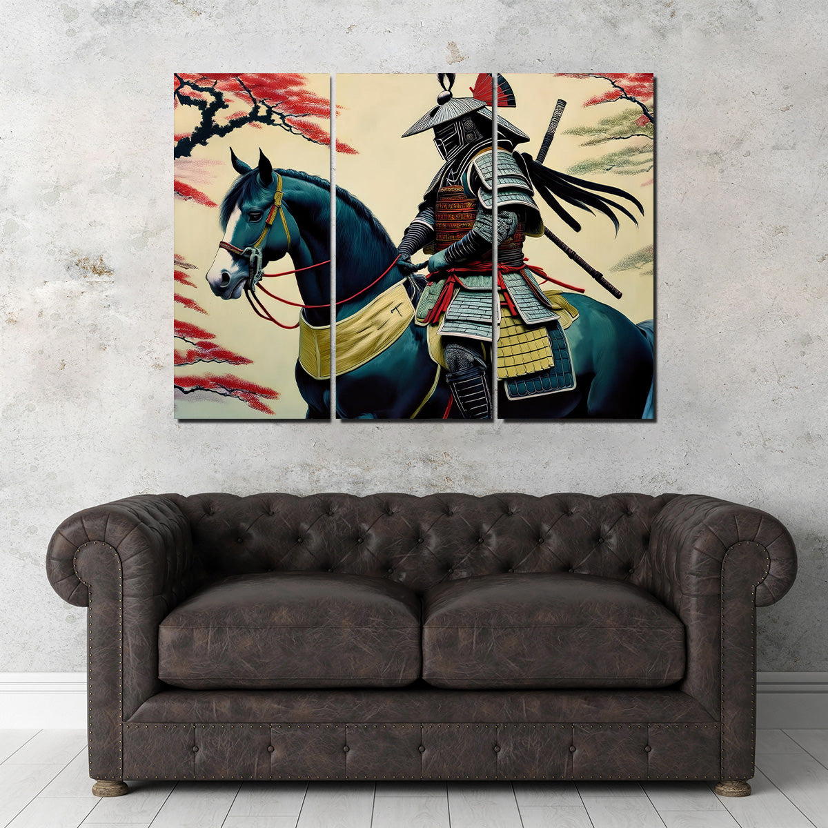 Samurai Art Horse Wall Art