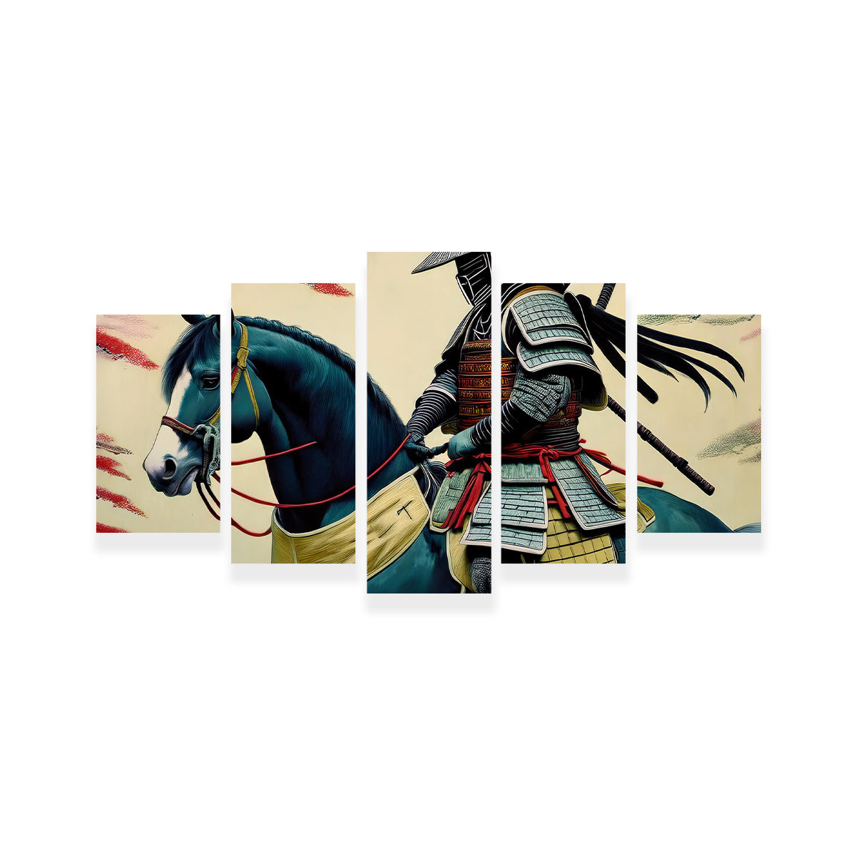 Samurai Art Horse Wall Art