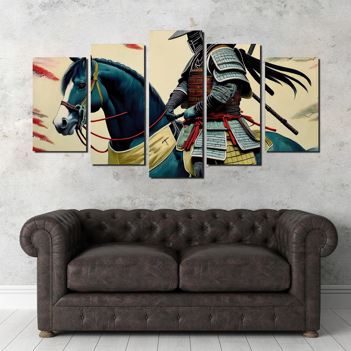 Samurai Art Horse Wall Art