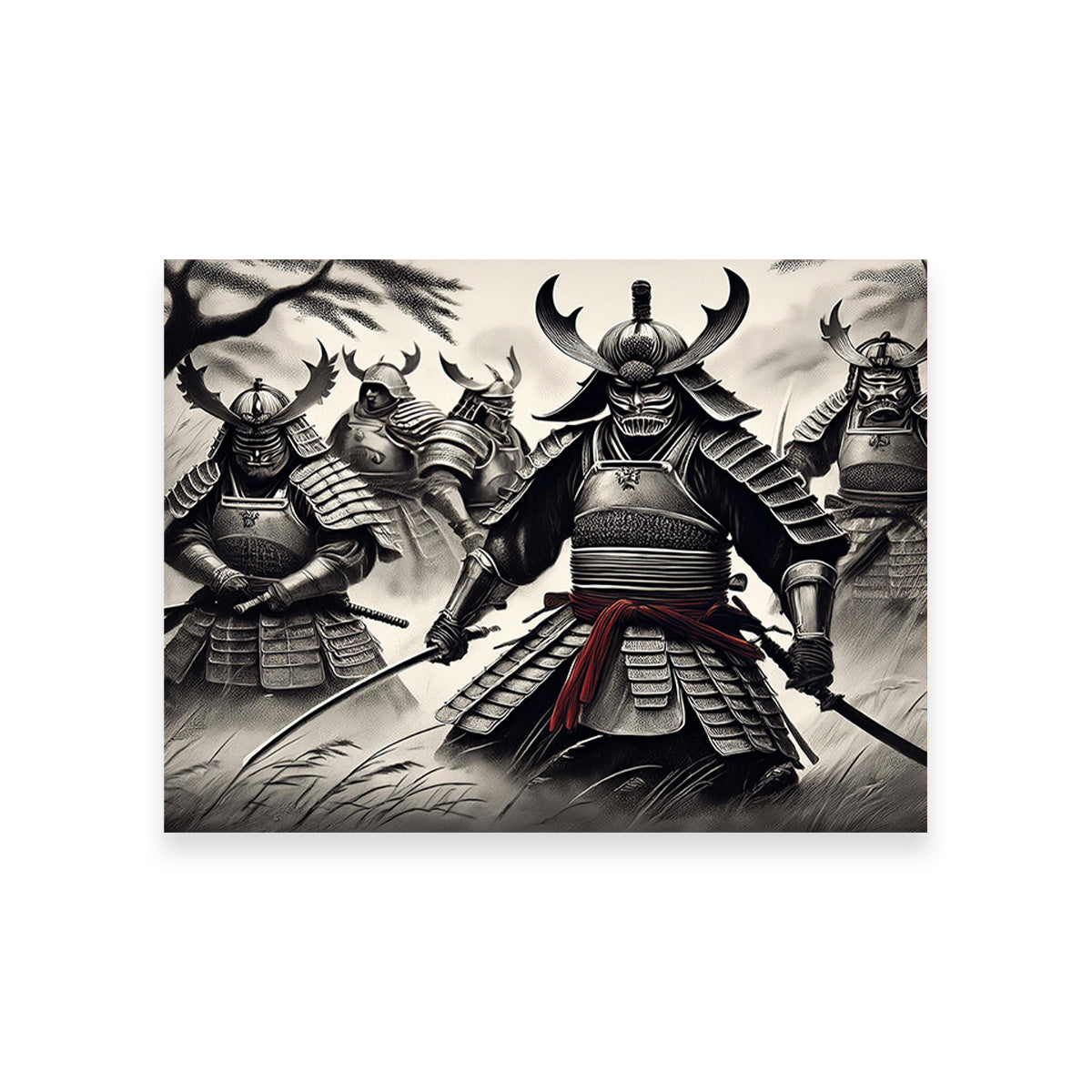 Samurai Battlefield Wall Art