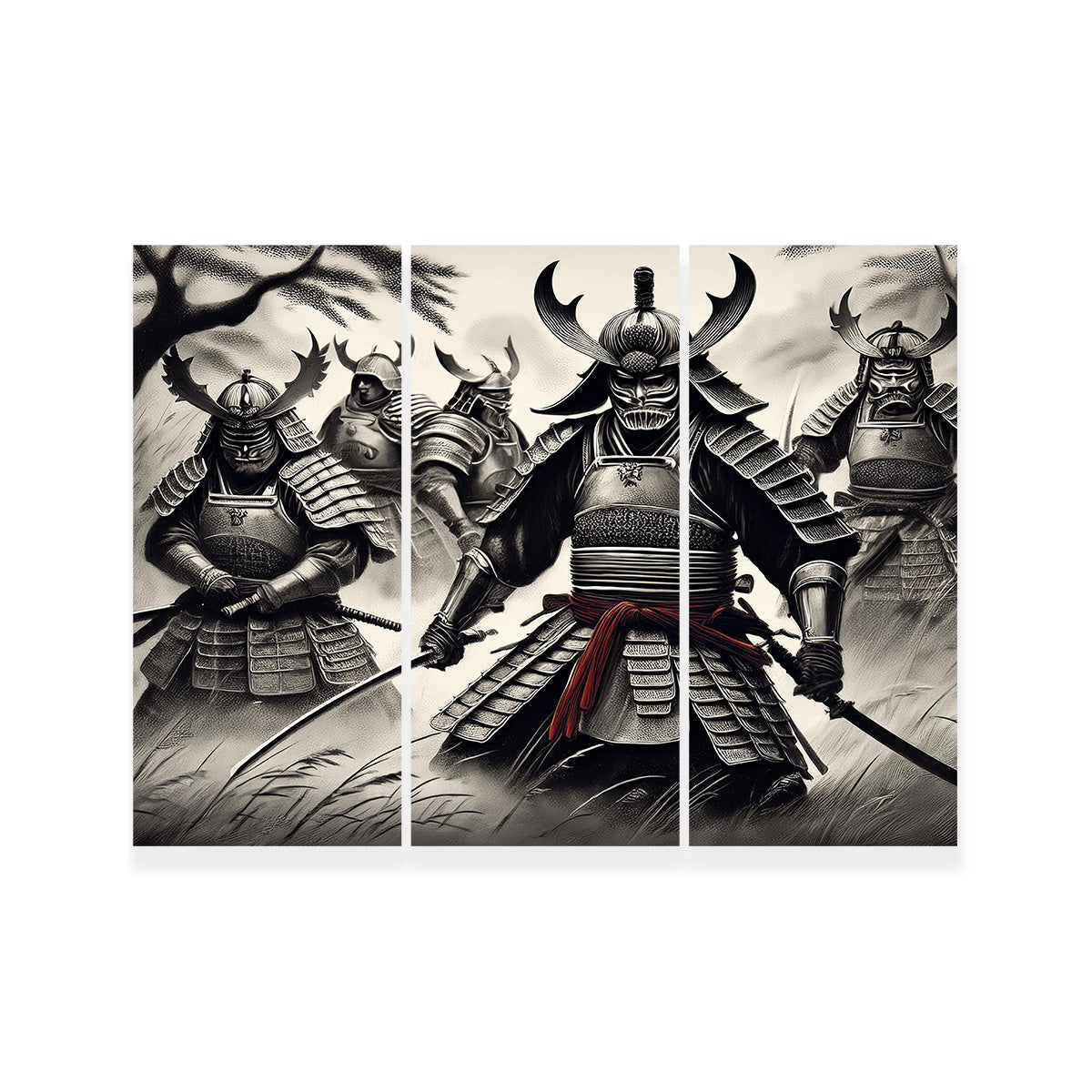 Samurai Battlefield Wall Art