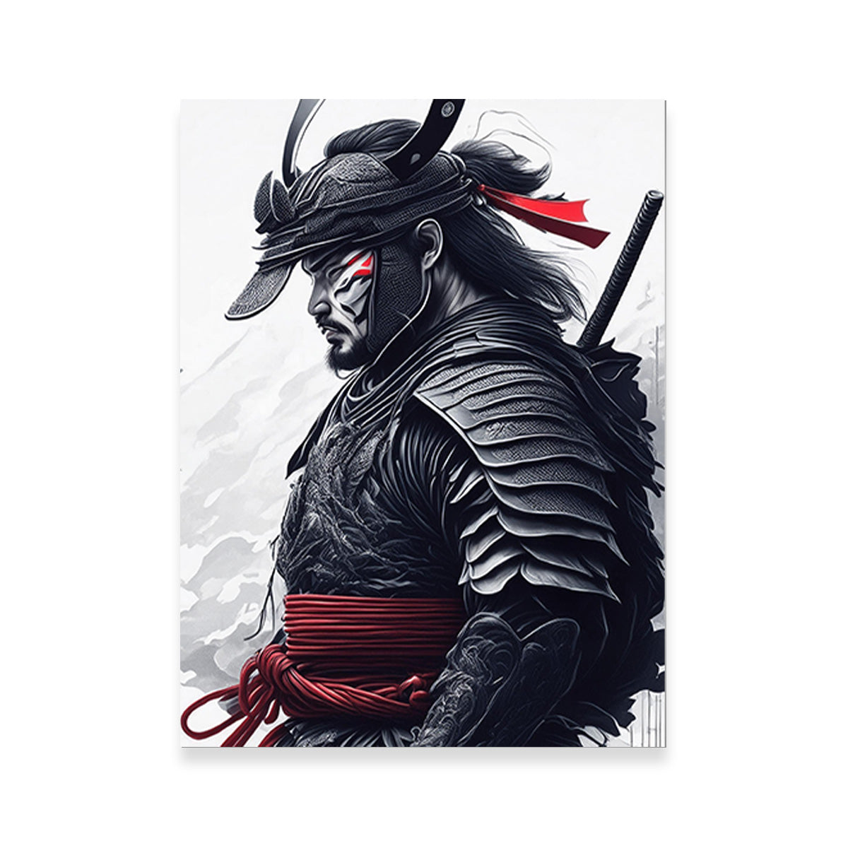 Samurai Dark Wall Art