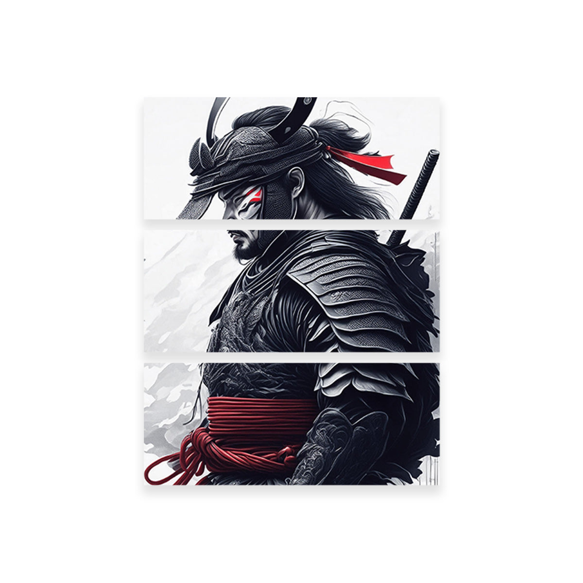Samurai Dark Wall Art
