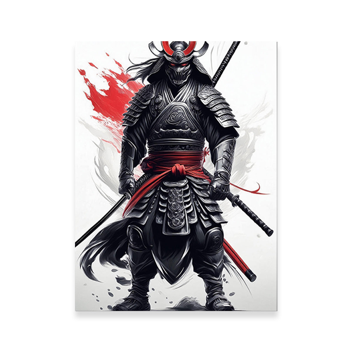 Samurai Dark Standing Wall Art