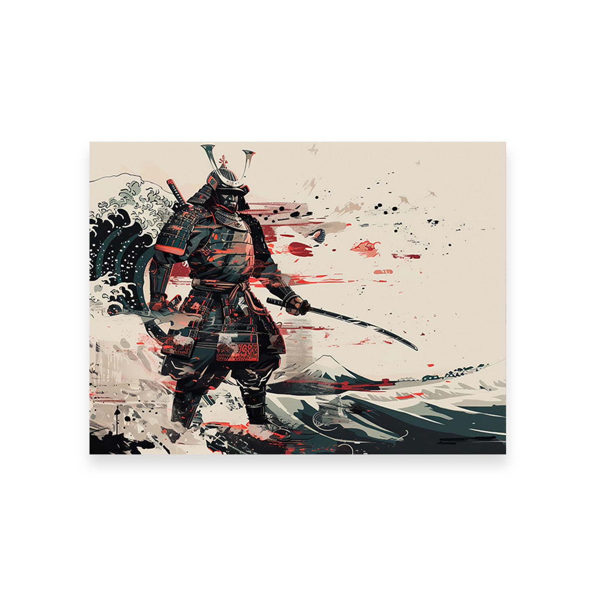 Samurai Warrior Wall Art