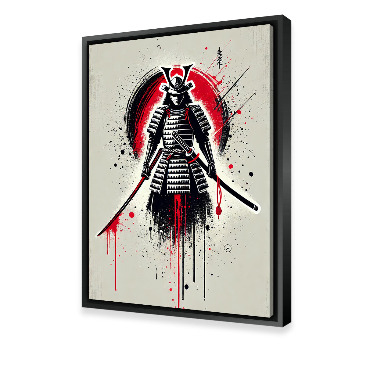 Samurai Warrior Katana Wall Art