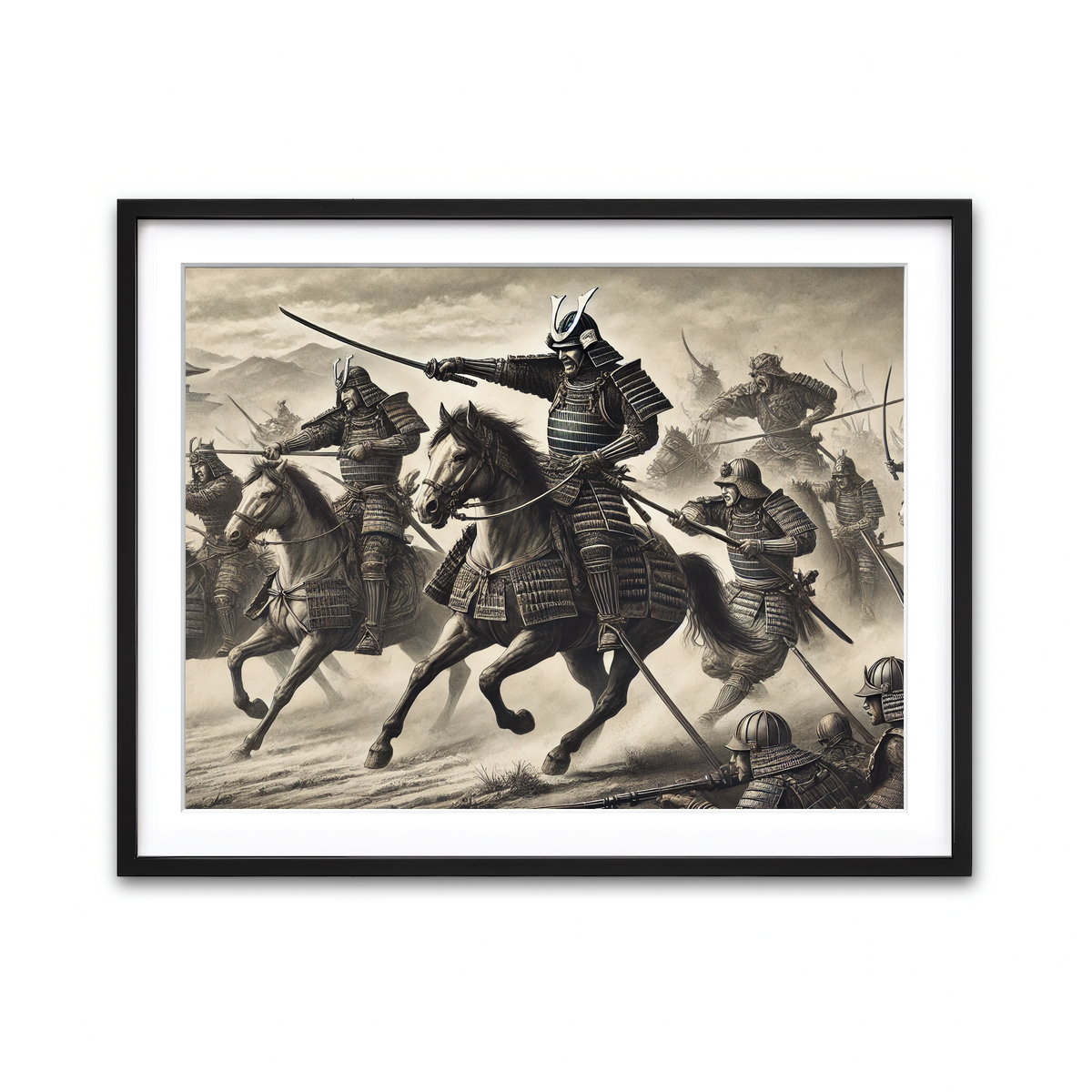 Framed Print 4x3 Black