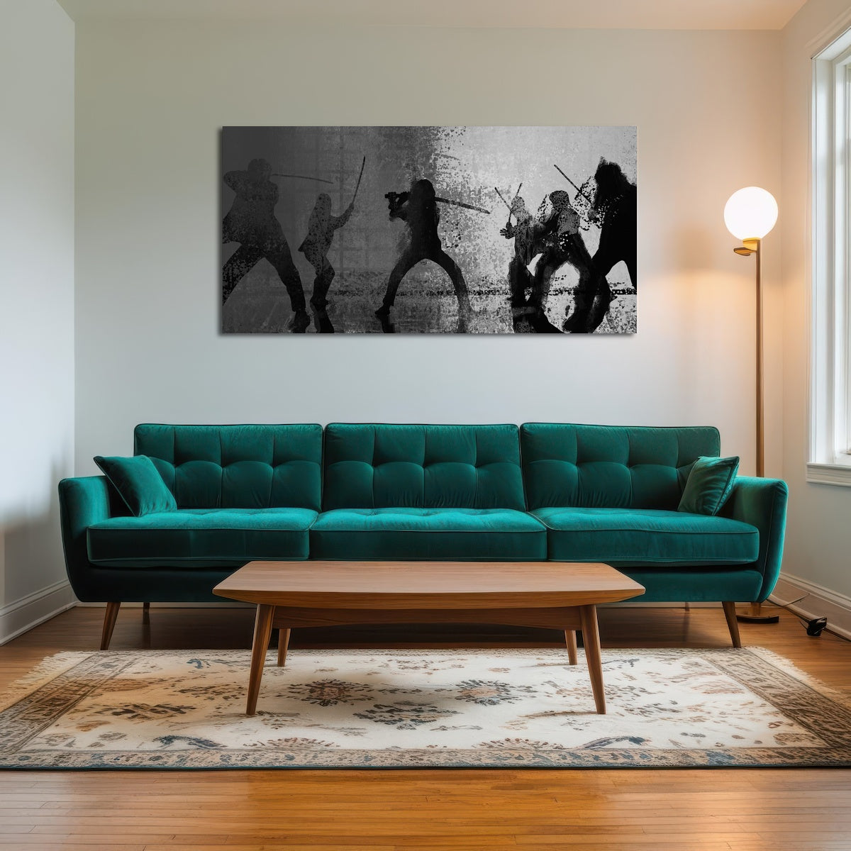 AUTO-MOCKUP ROOM | Samurai Bride in Black and White