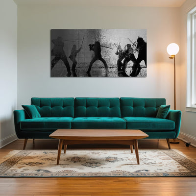 AUTO-MOCKUP ROOM | Samurai Bride in Black and White