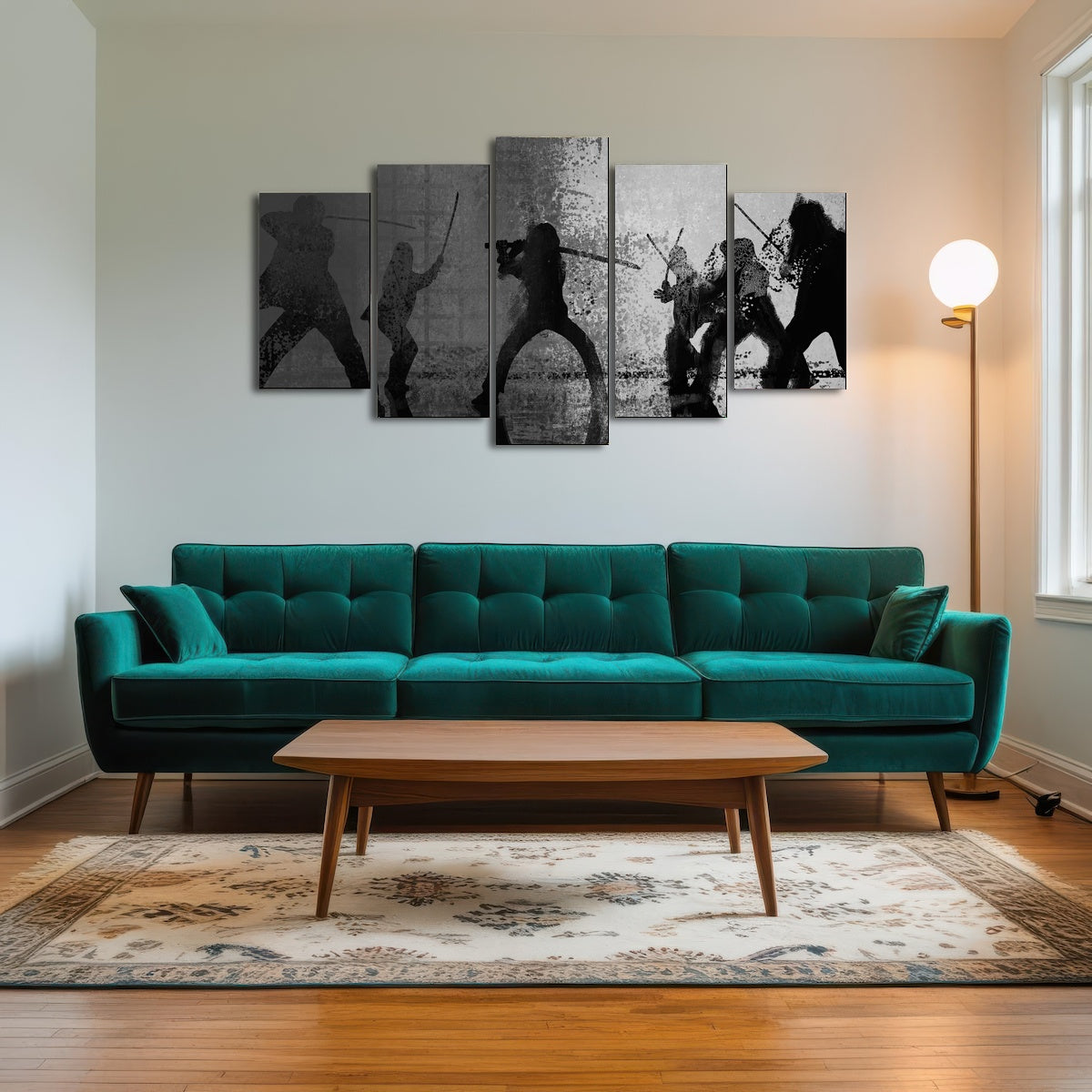 AUTO-MOCKUP ROOM | Samurai Bride in Black and White