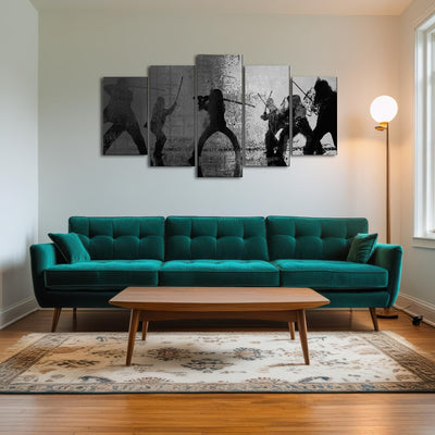 AUTO-MOCKUP ROOM | Samurai Bride in Black and White