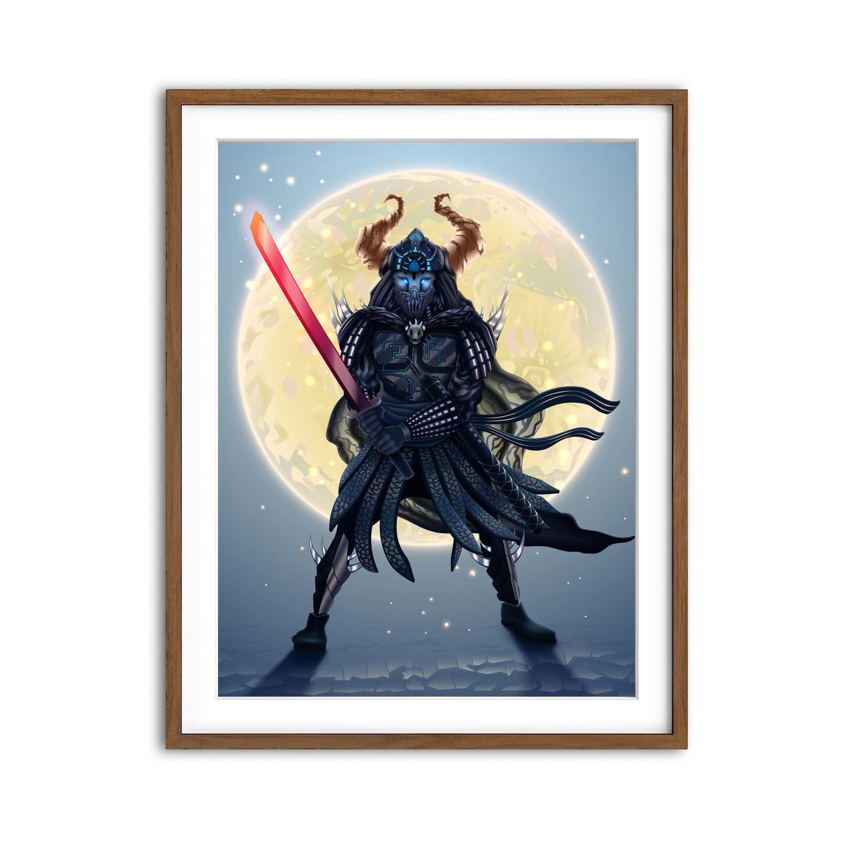 Framed Print 3x4 Walnut