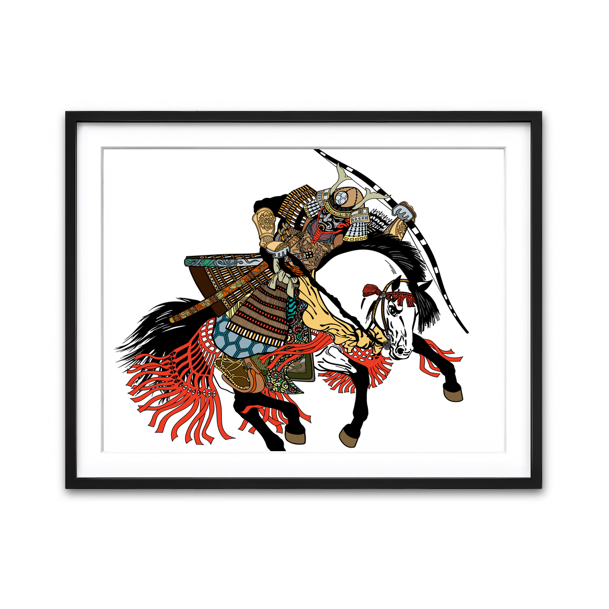 Framed Print 4x3 Black