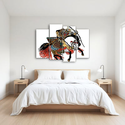 AUTO-MOCKUP ROOM | Samurai archer wearing war mask