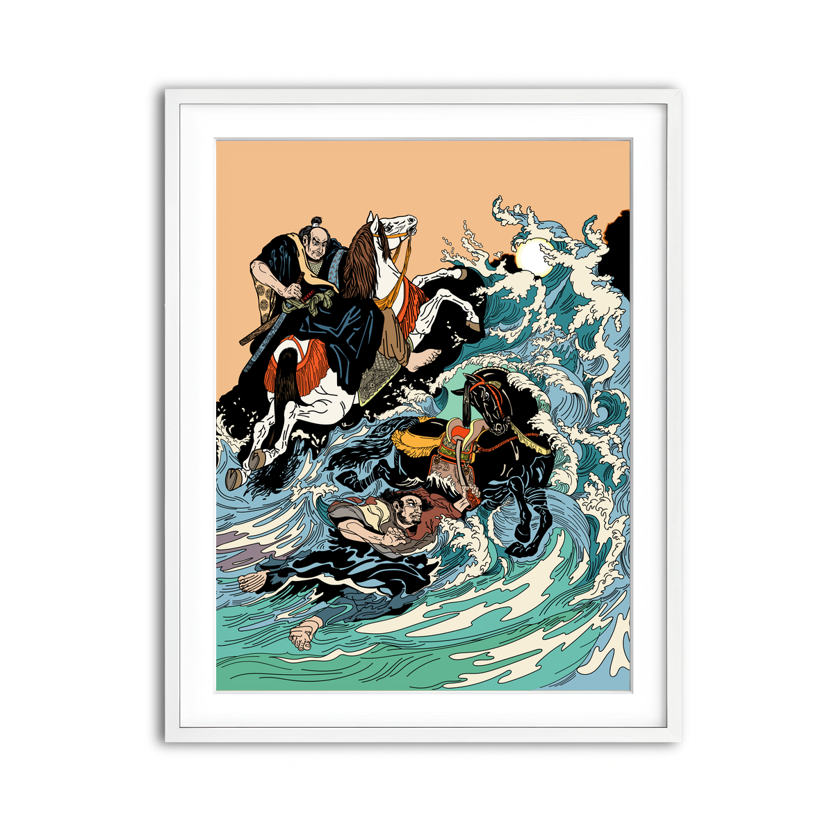 Framed Print 3x4 White