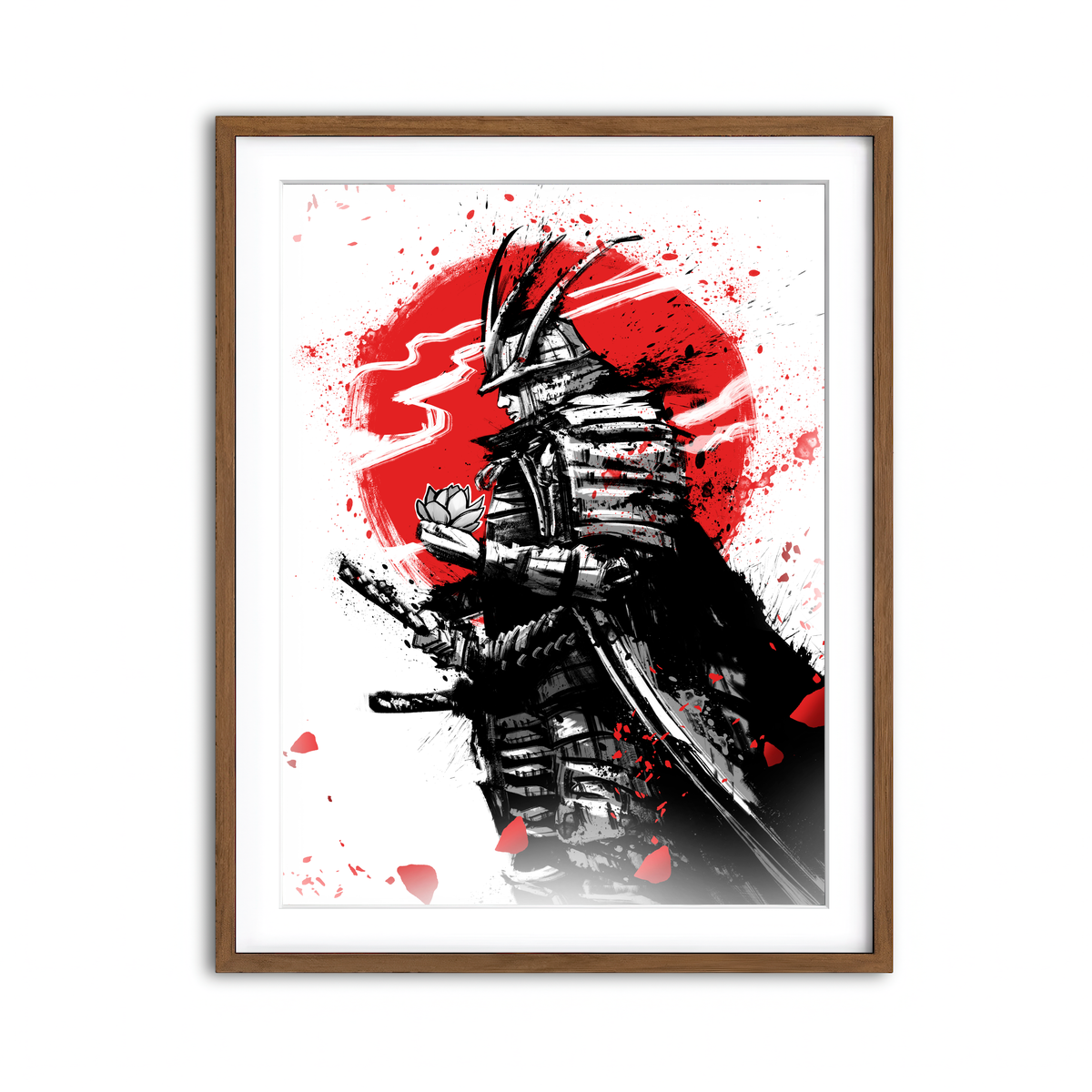 Framed Print 3x4 Walnut