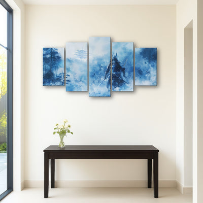 AUTO-MOCKUP ROOM | Samurai misty winter forest