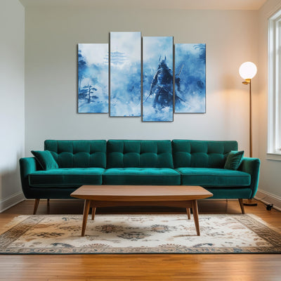 AUTO-MOCKUP ROOM | Samurai misty winter forest