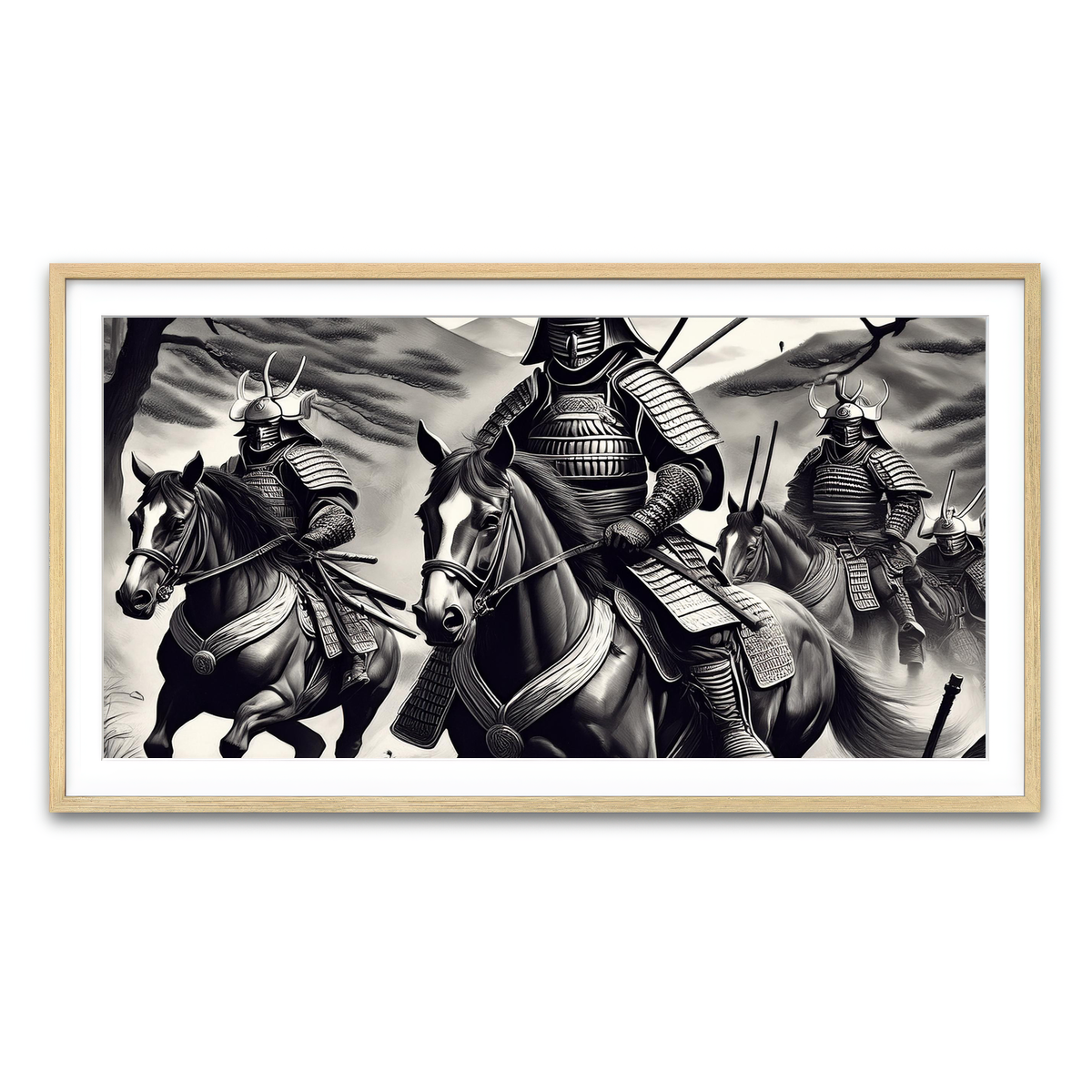 Framed Print 2x1 Natural