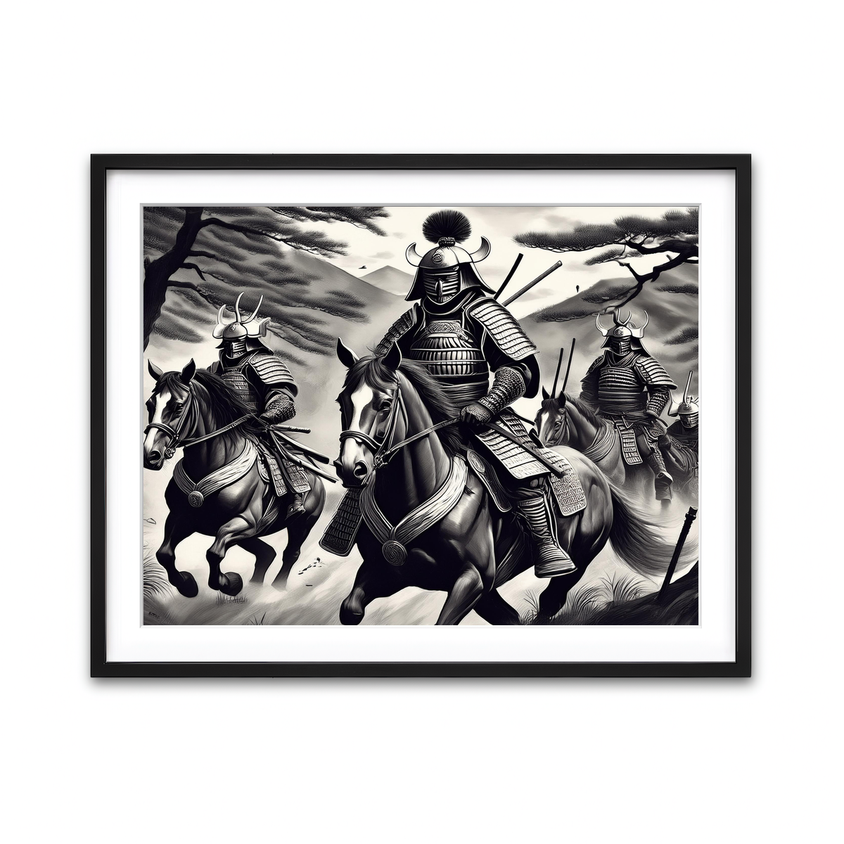 Framed Print 4x3 Black