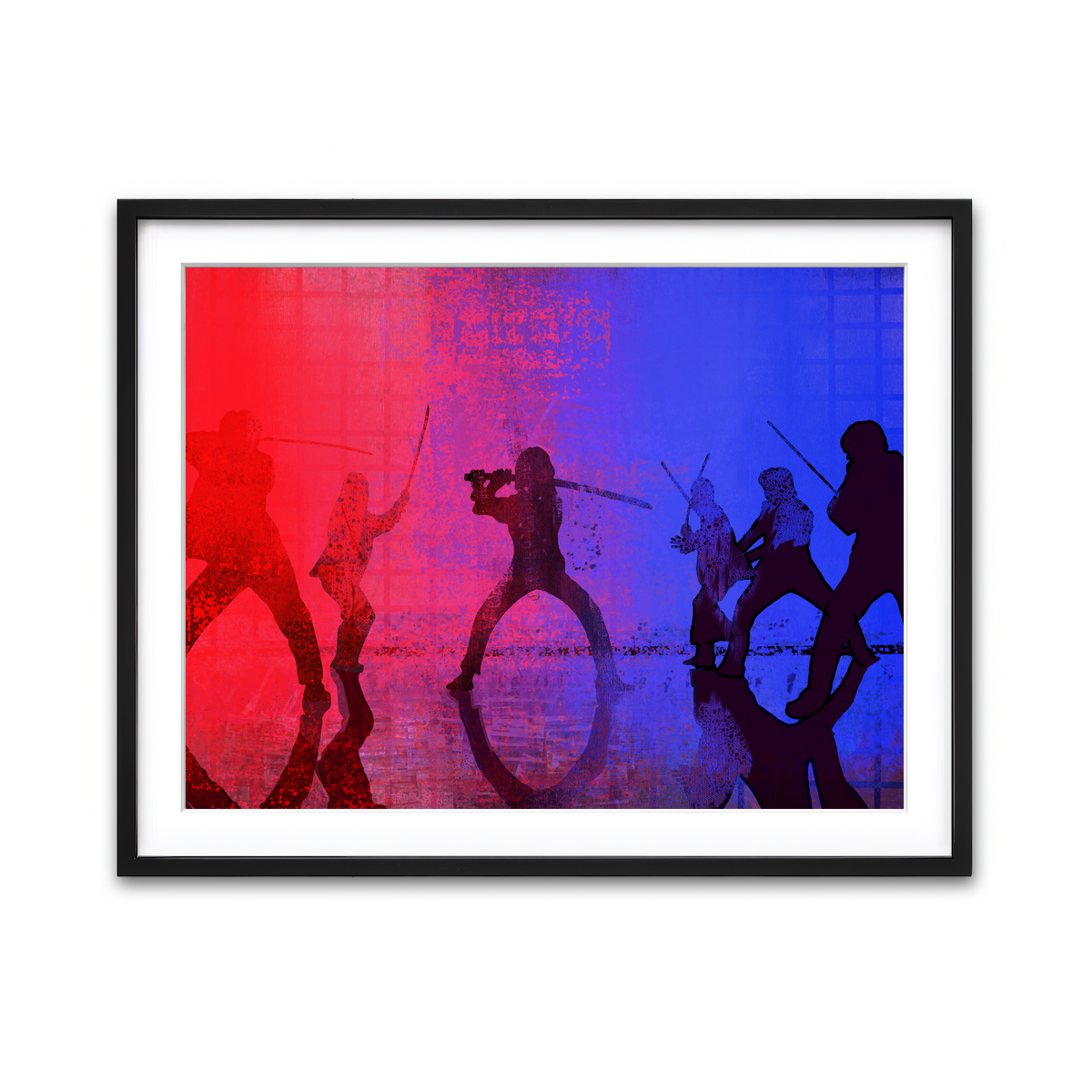 Framed Print 4x3 Black