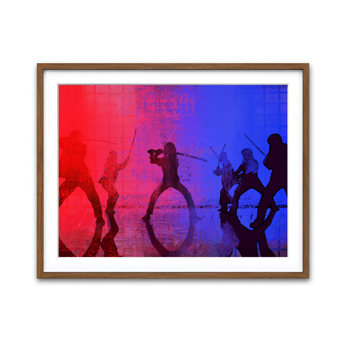 Framed Print 4x3 Walnut