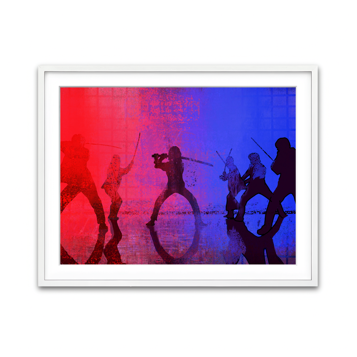 Framed Print 4x3 White