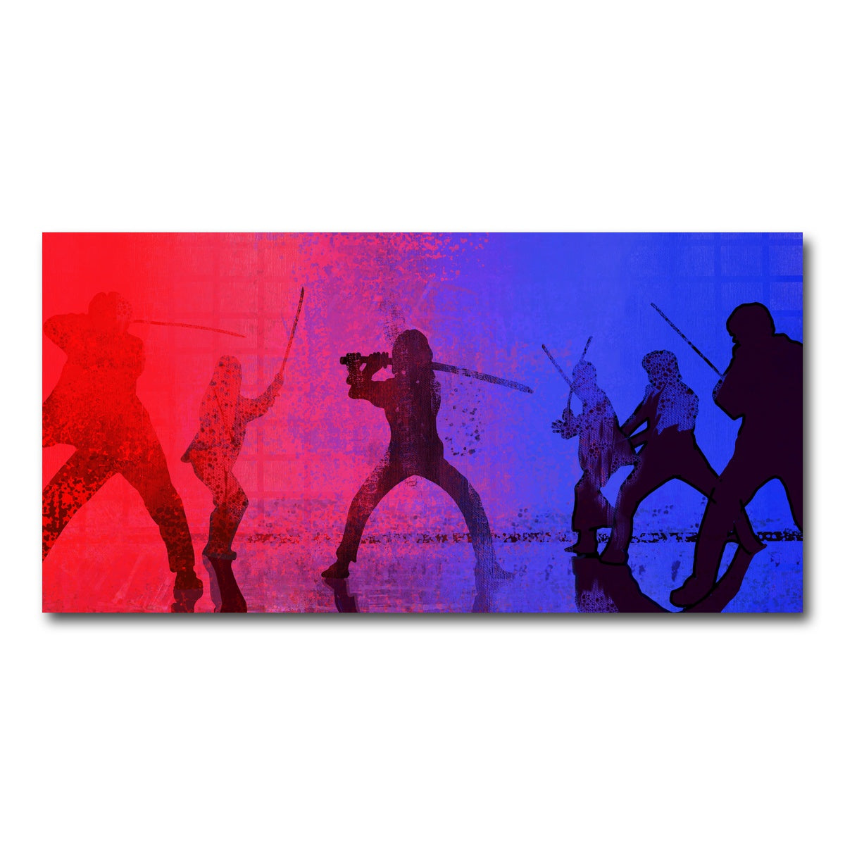 AUTO-MOCKUP WHITE | Samurai vs the Bride | 1 Piece | Gallery Wrap Canvas | group=2x1