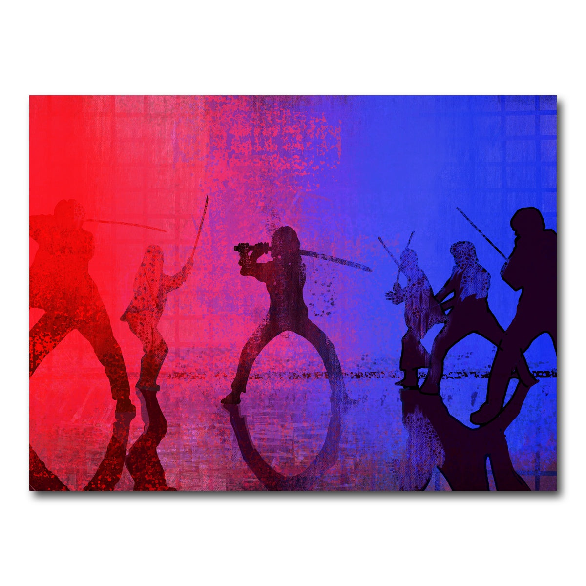 AUTO-MOCKUP WHITE | Samurai vs the Bride | 1 Piece | Gallery Wrap Canvas | group=4x3