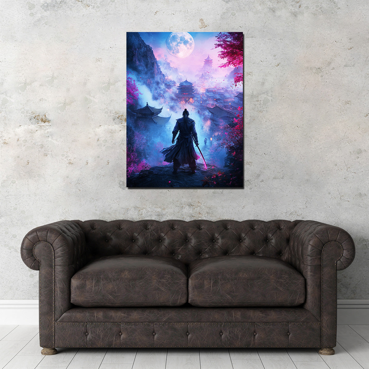 Samurai Warrior After Battle Wall Art
