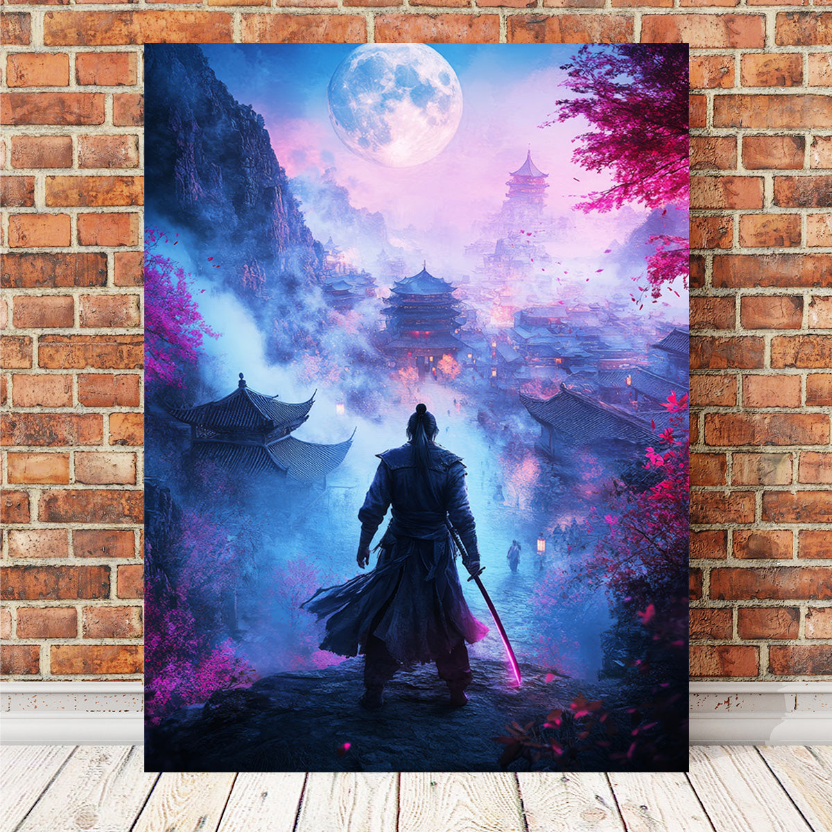 Samurai Warrior After Battle Wall Art
