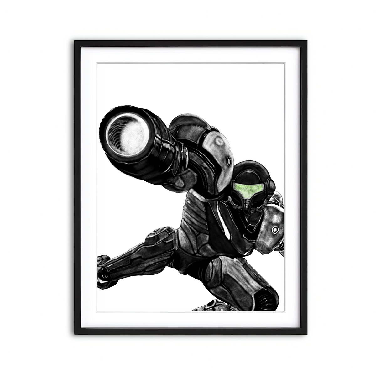 Framed Print 3x4 Black