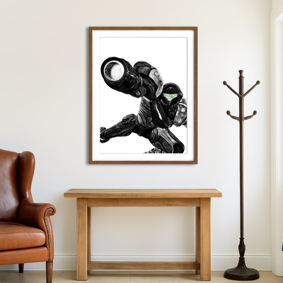 AUTO-MOCKUP ROOM | Samus 2 Wall Art