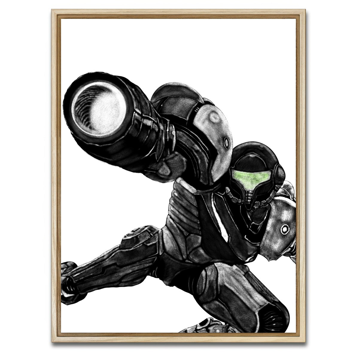 AUTO-MOCKUP WHITE | Samus 2 | 1 Piece | Natural Framed Canvas | group=3x4