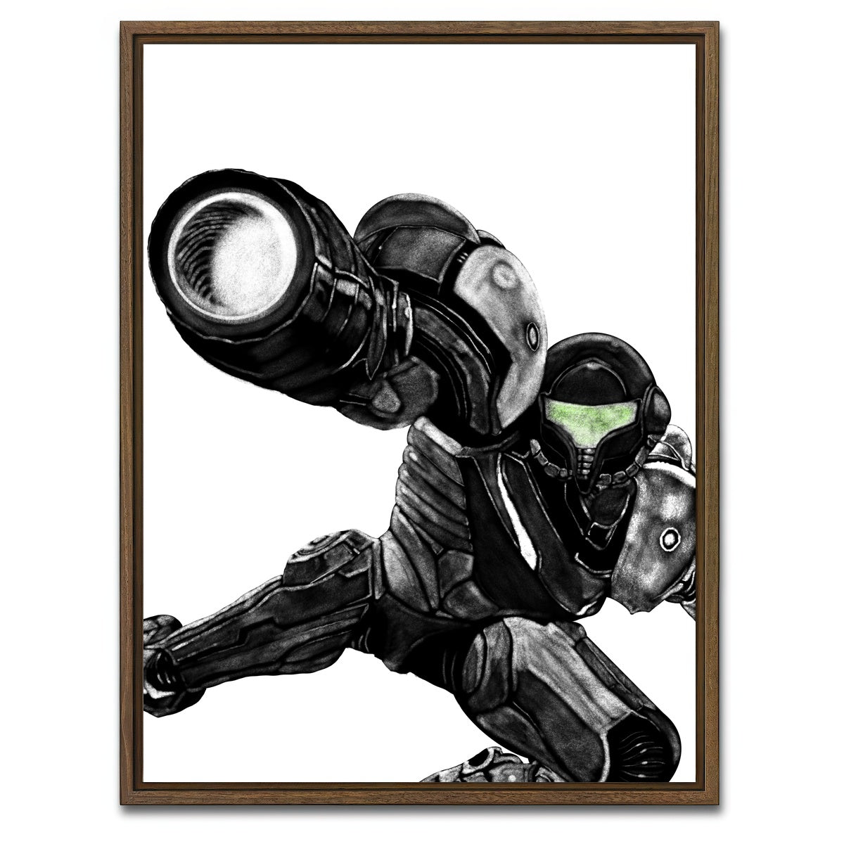 AUTO-MOCKUP WHITE | Samus 2 | 1 Piece | Walnut Framed Canvas | group=3x4