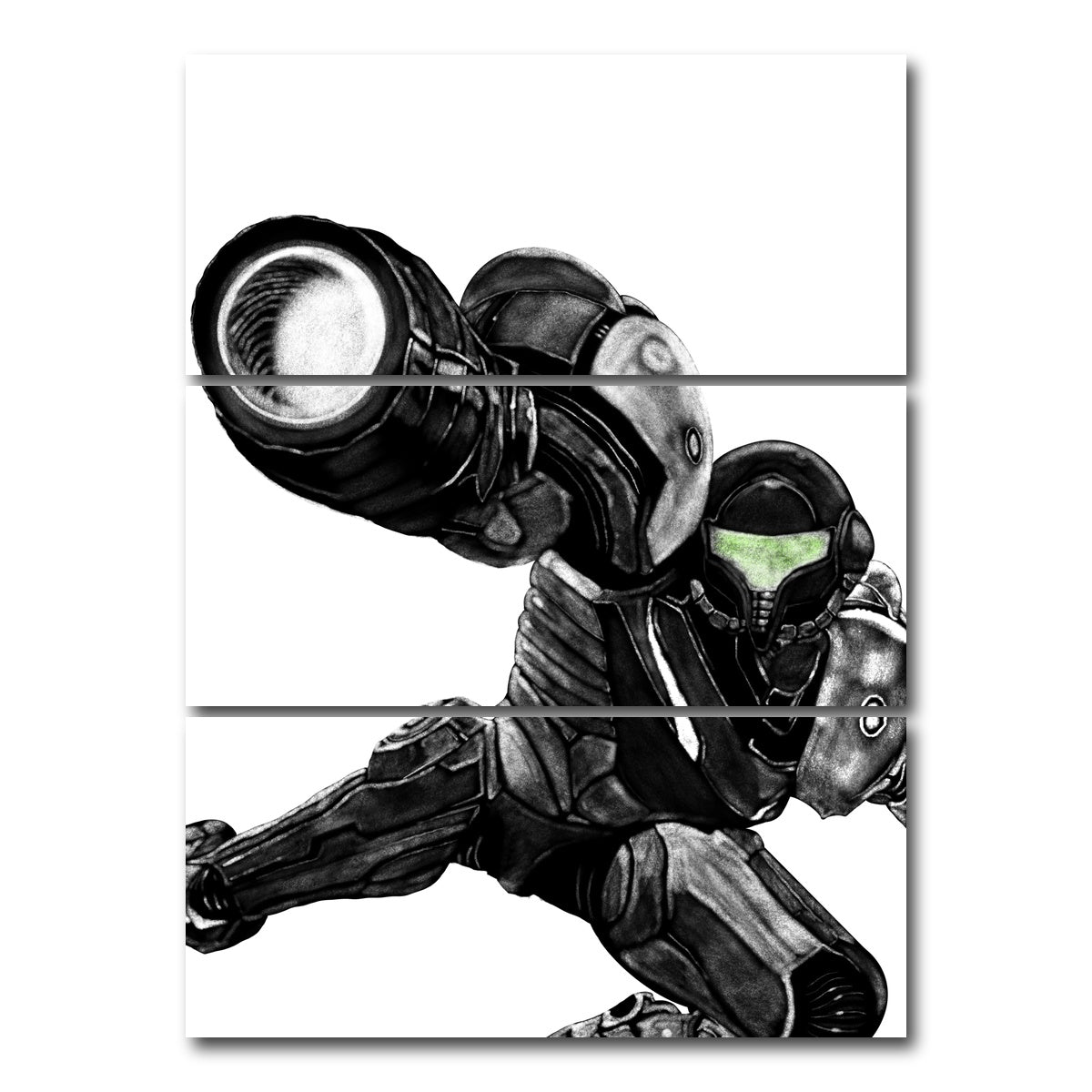 AUTO-MOCKUP WHITE | Samus 2 | 3 Piece | Gallery Wrap Canvas | group=8x18_stacked