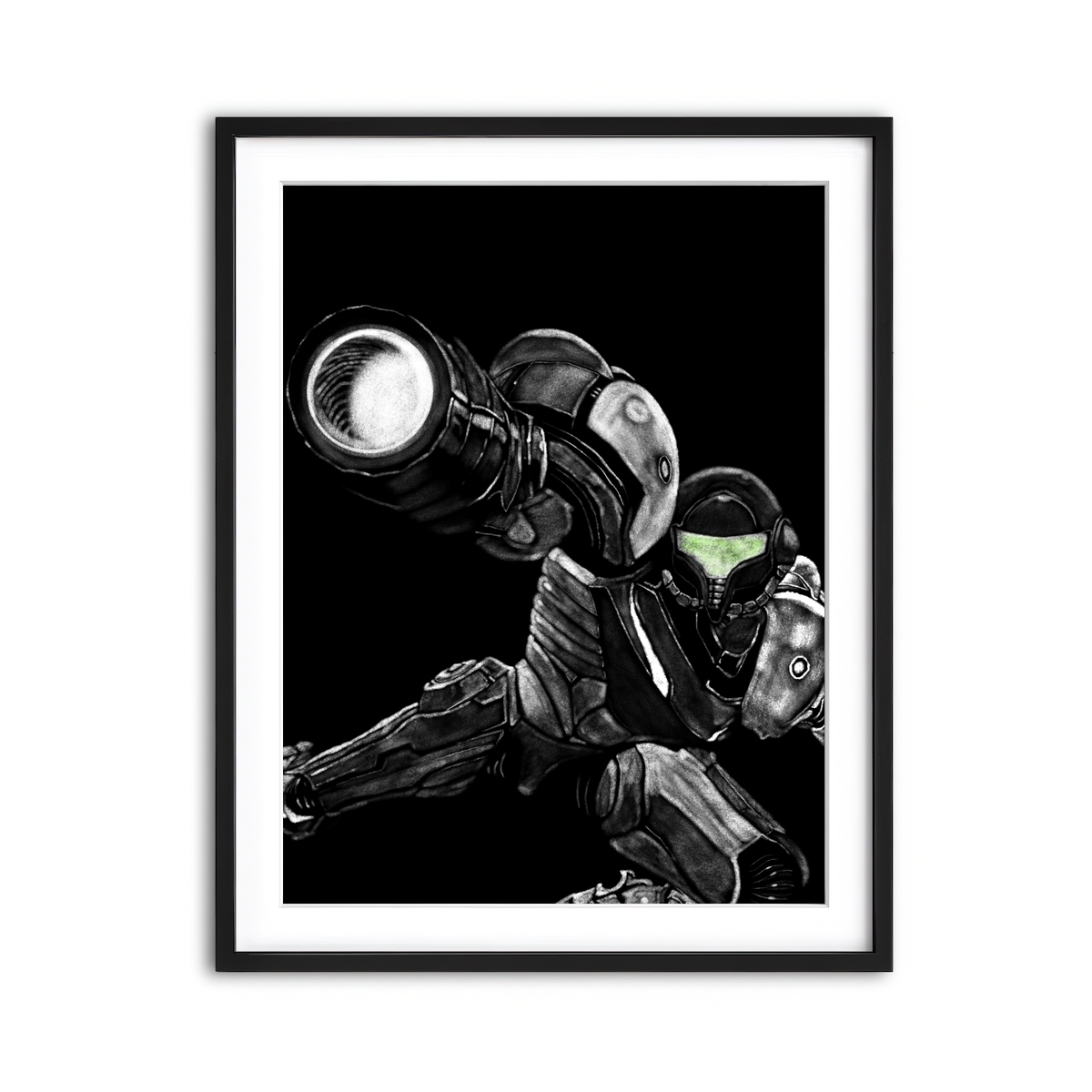 Framed Print 3x4 Black