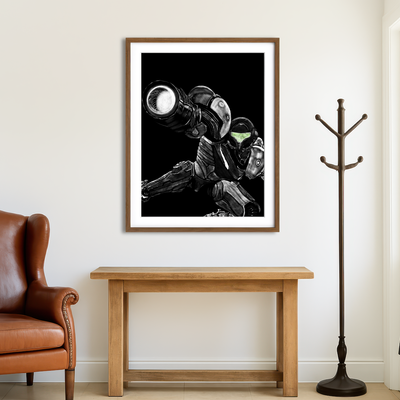 AUTO-MOCKUP ROOM | Samus Wall Art