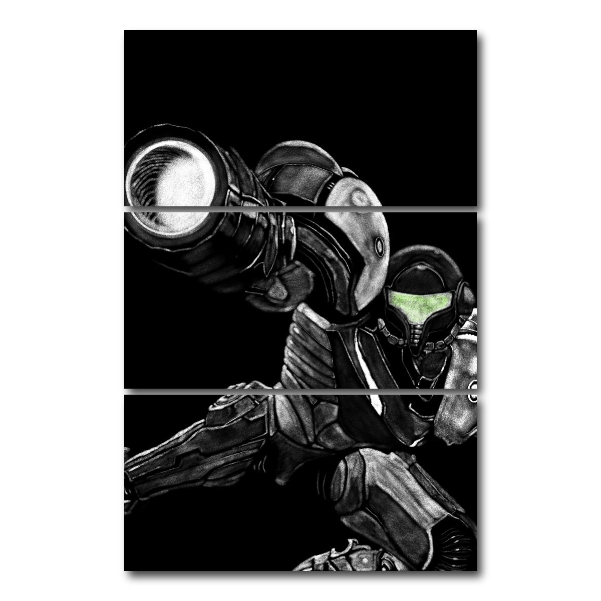 AUTO-MOCKUP WHITE | Samus | 3 Piece | Gallery Wrap Canvas | group=12x24_stacked