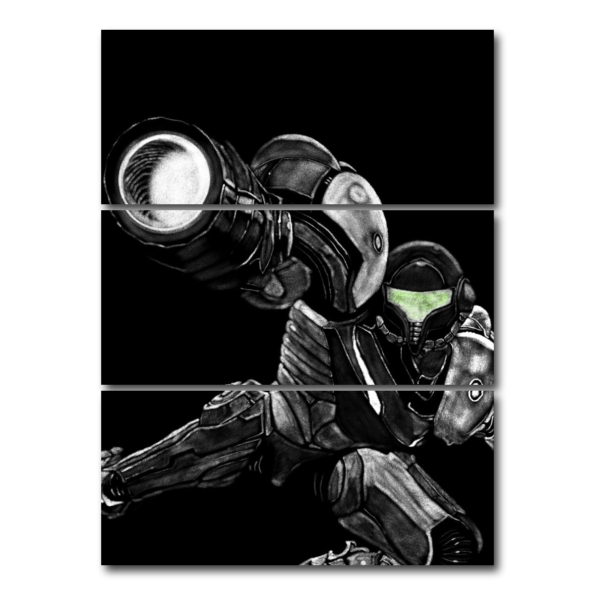 AUTO-MOCKUP WHITE | Samus | 3 Piece | Gallery Wrap Canvas | group=8x18_stacked