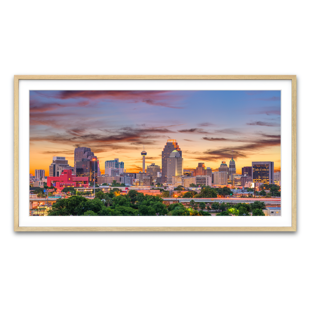 Framed Print 2x1 Natural