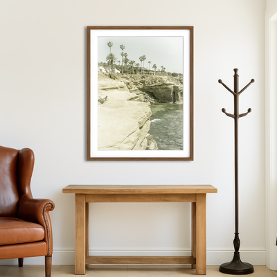 AUTO-MOCKUP ROOM | San Diego Sunset Cliffs Wall Art