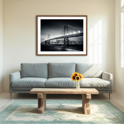 AUTO-MOCKUP ROOM | San Francisco Bay Canvas Wall Art