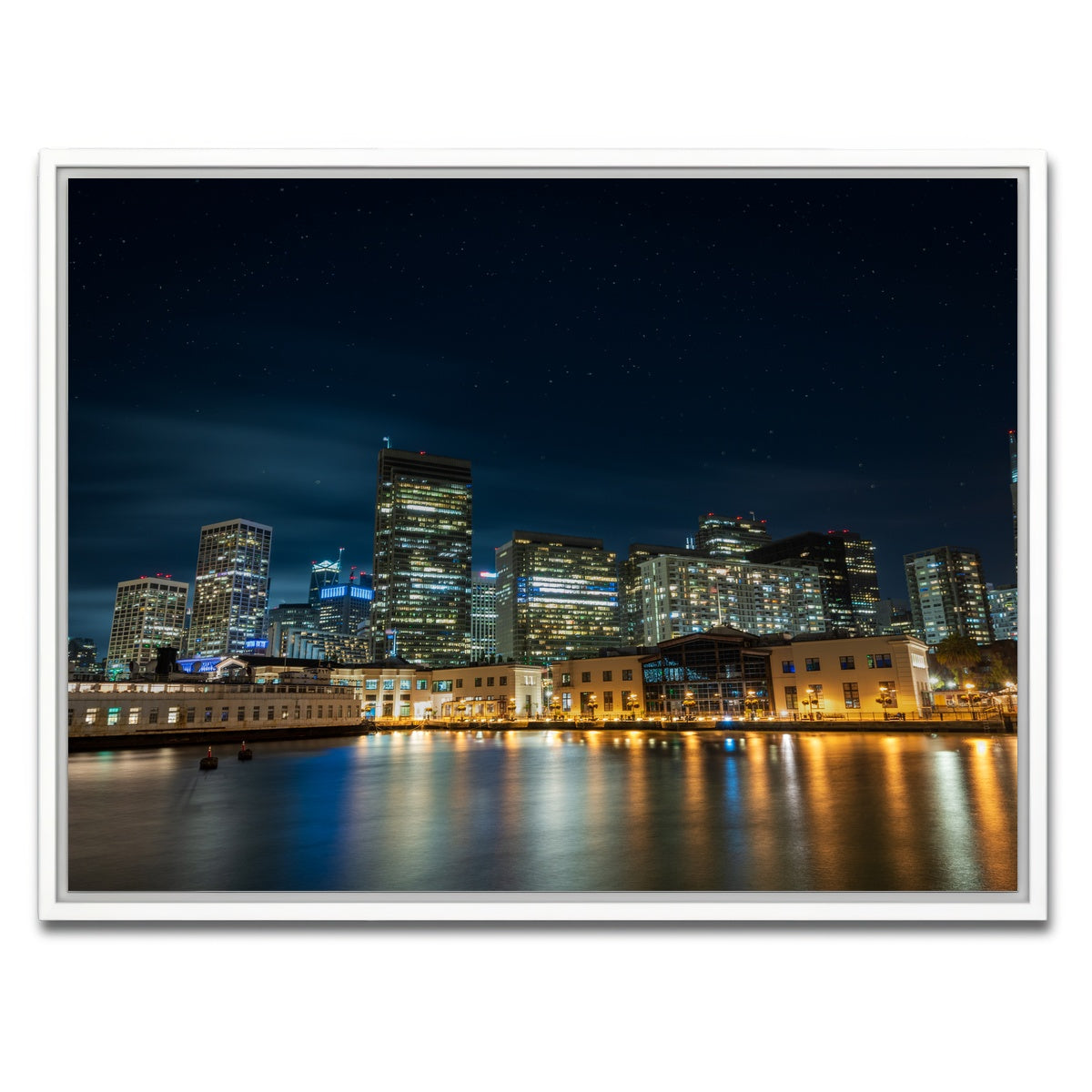 AUTO-MOCKUP WHITE | San Francisco | 1 Piece | White Framed Canvas | group=4x3