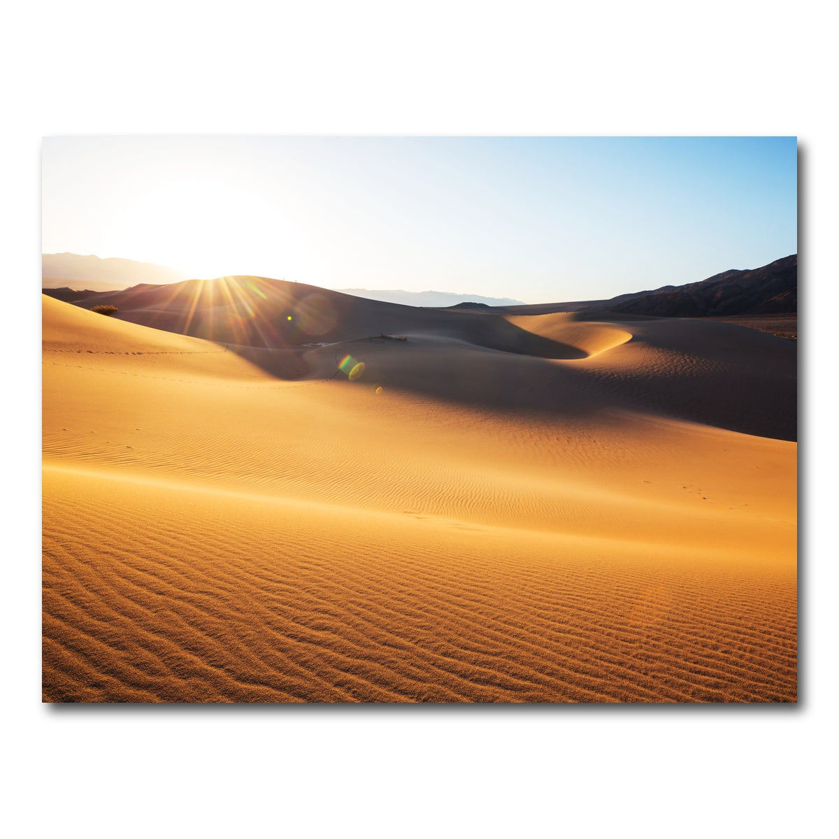 AUTO-MOCKUP WHITE | Sand dunes in Death Valley | 1 Piece | Gallery Wrap Canvas | group=4x3