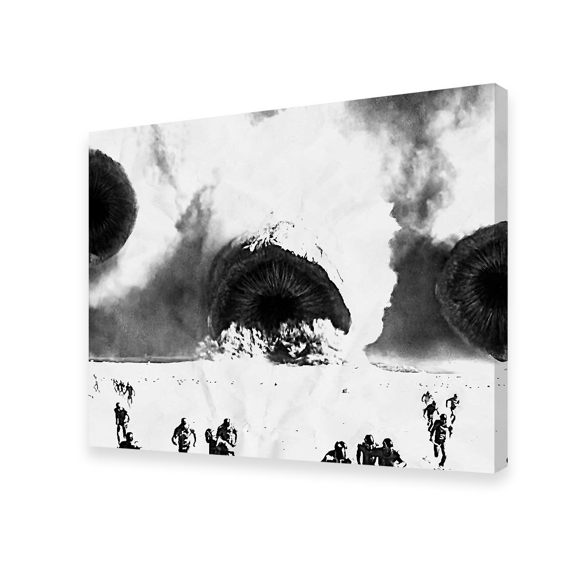 Sandworms - Dune Grayscale Wall Art